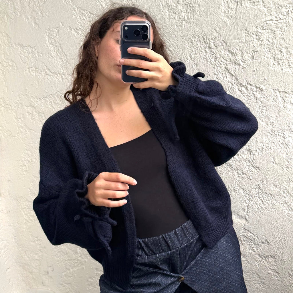 Gilet avec noeud
