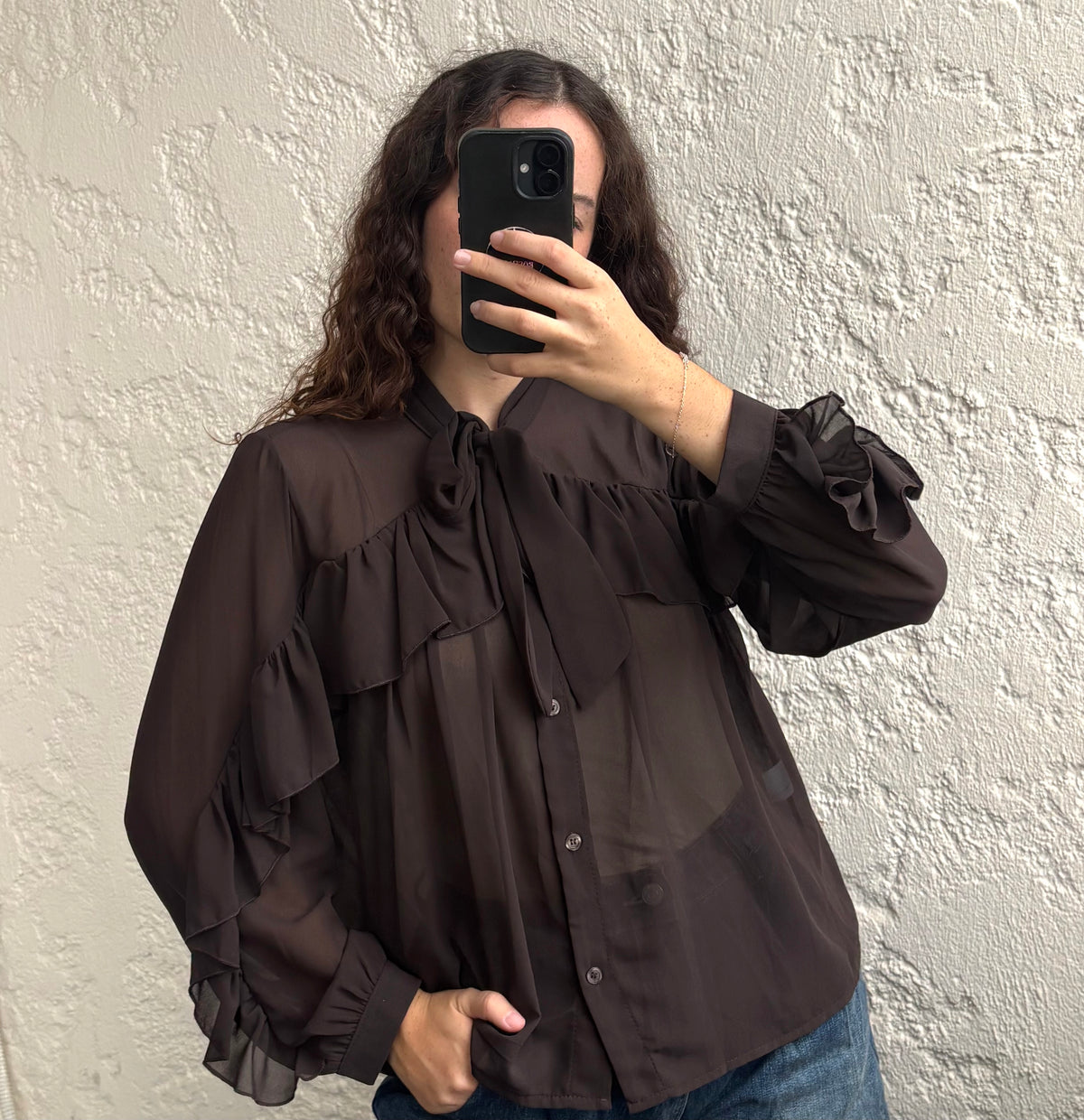 Blouse transparente