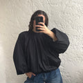 Blouse bouffante dos nu
