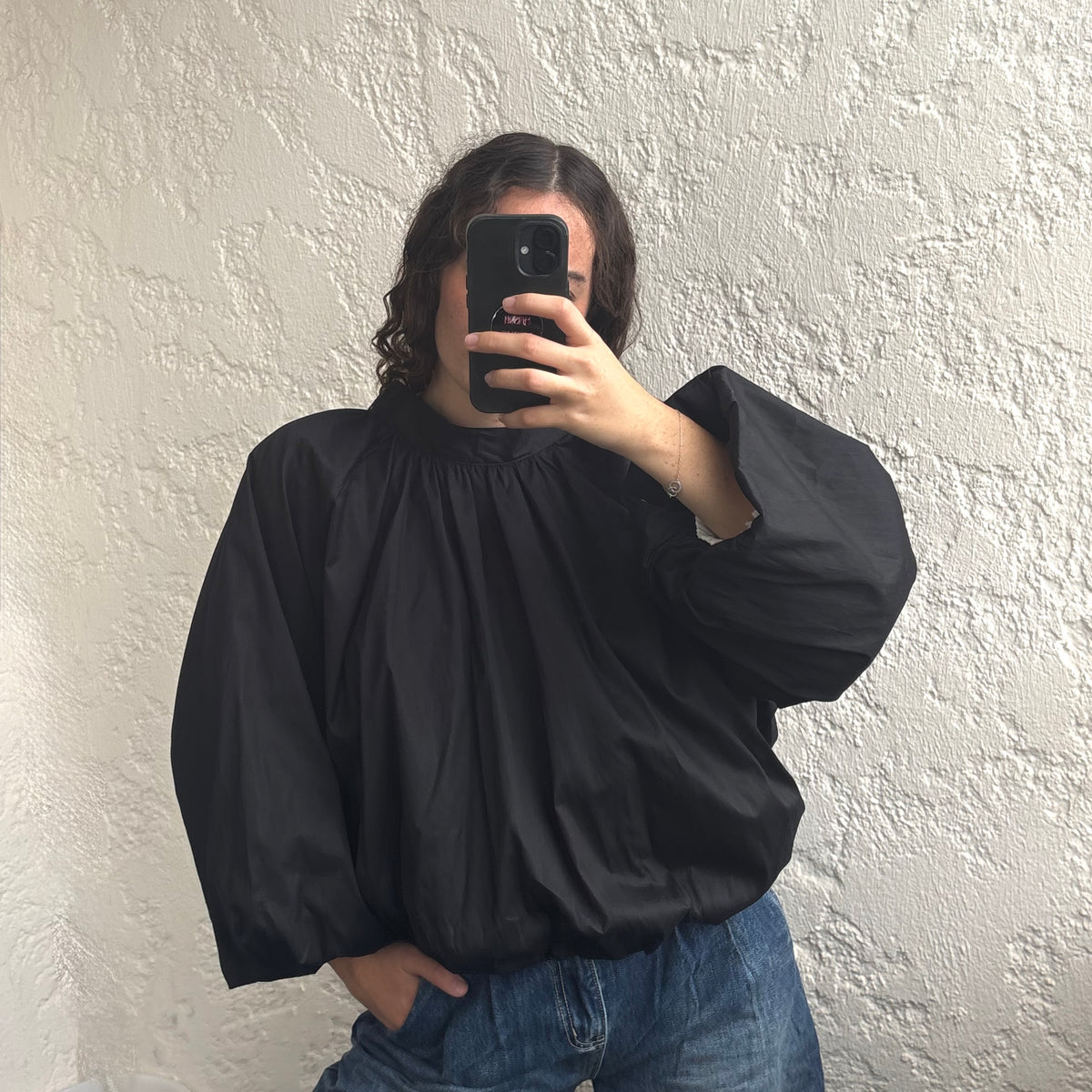 Blouse bouffante dos nu