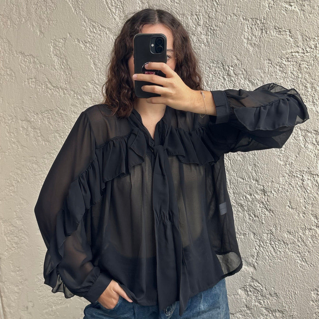 Blouse transparente