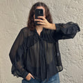 Blouse transparente