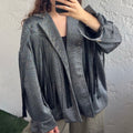 Veste argenté