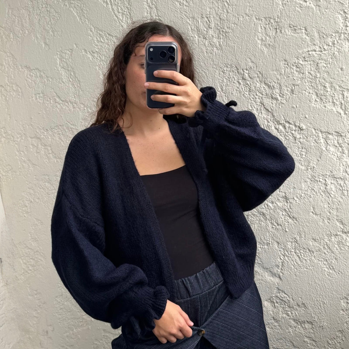 Gilet avec noeud